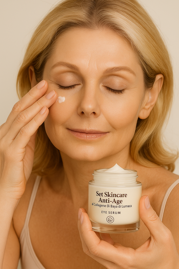 Set Skincare Anti-Age al Collagene di Bava di Lumaca – Crema Idratante + Siero Contorno Occhi