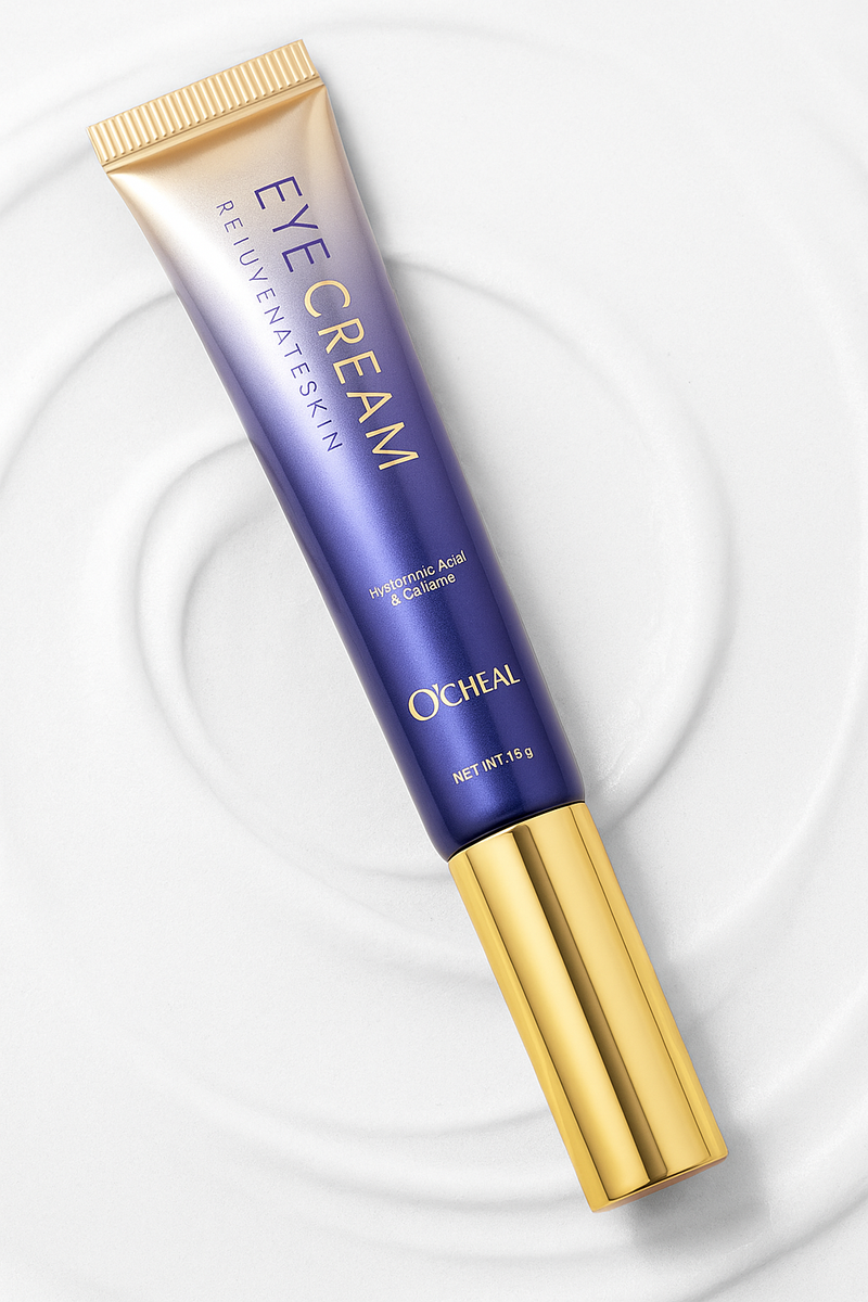 Crema Contorno Occhi Antirughe con Sfera Massaggiante – Idratante all’Acido Ialuronico